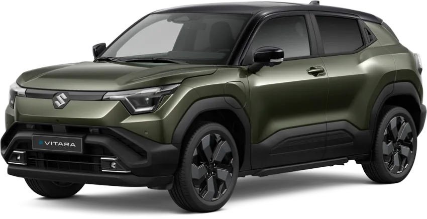 E-Vitara ירוק מטאלי גג שחור